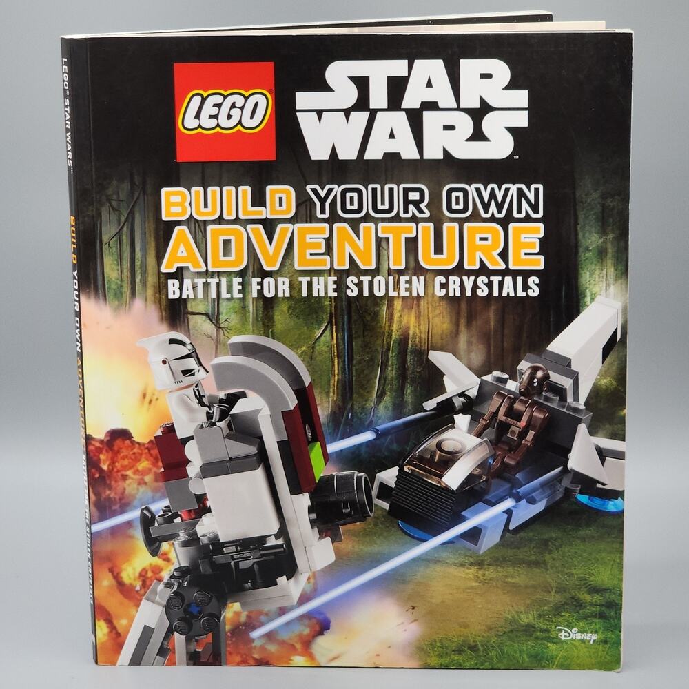 Lego Star Wars Build Your Own Adventure Battle For The Stolen Crystals Book Only